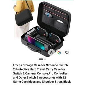 Storage Case for Nintendo Switch 2,Protective Hard Travel Carry Case for Swit...